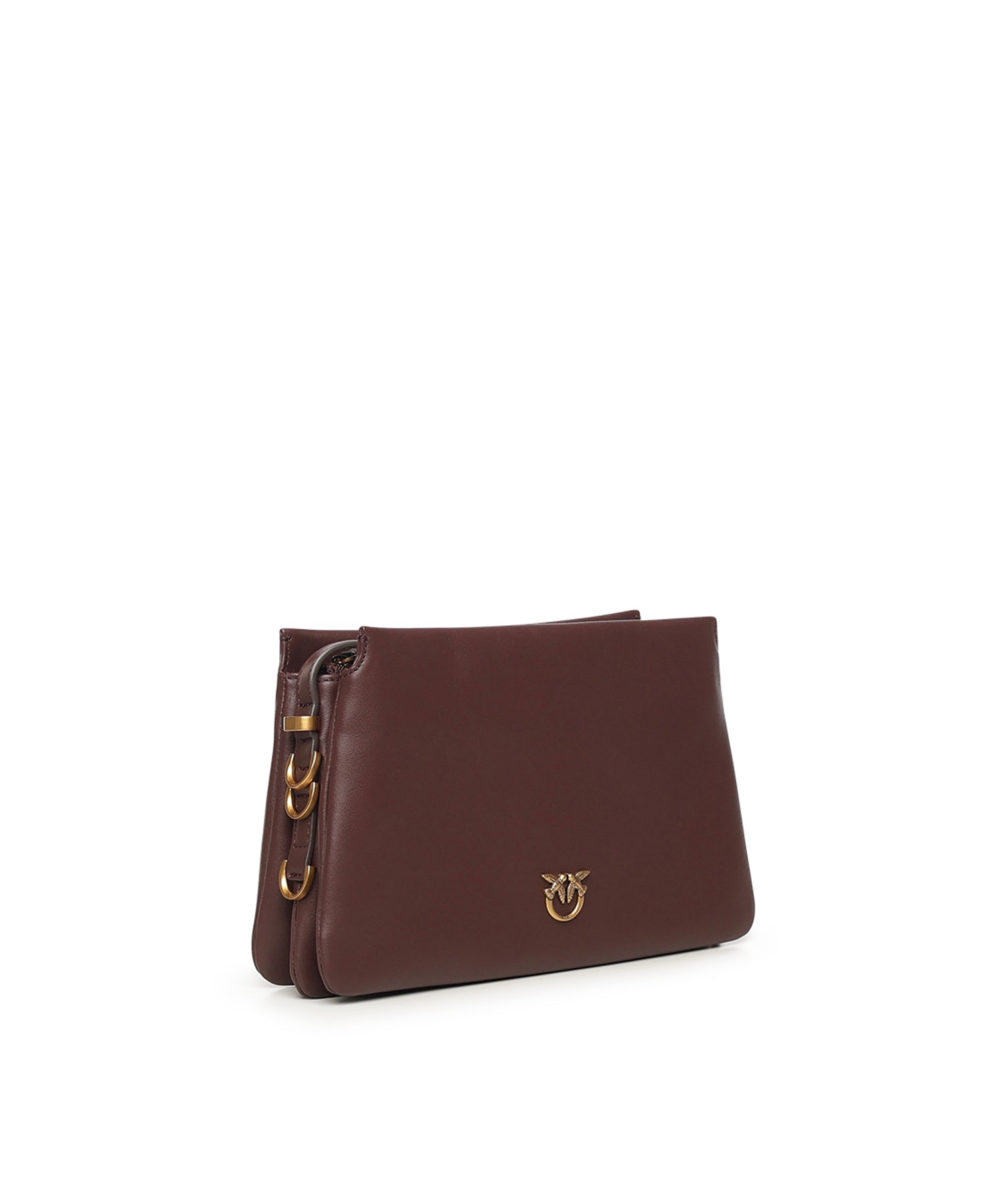 Borsa a tracolla Mini One, Two, Three Bag in pelle<BR/> 105883 A0QOLA7Q PINKO 