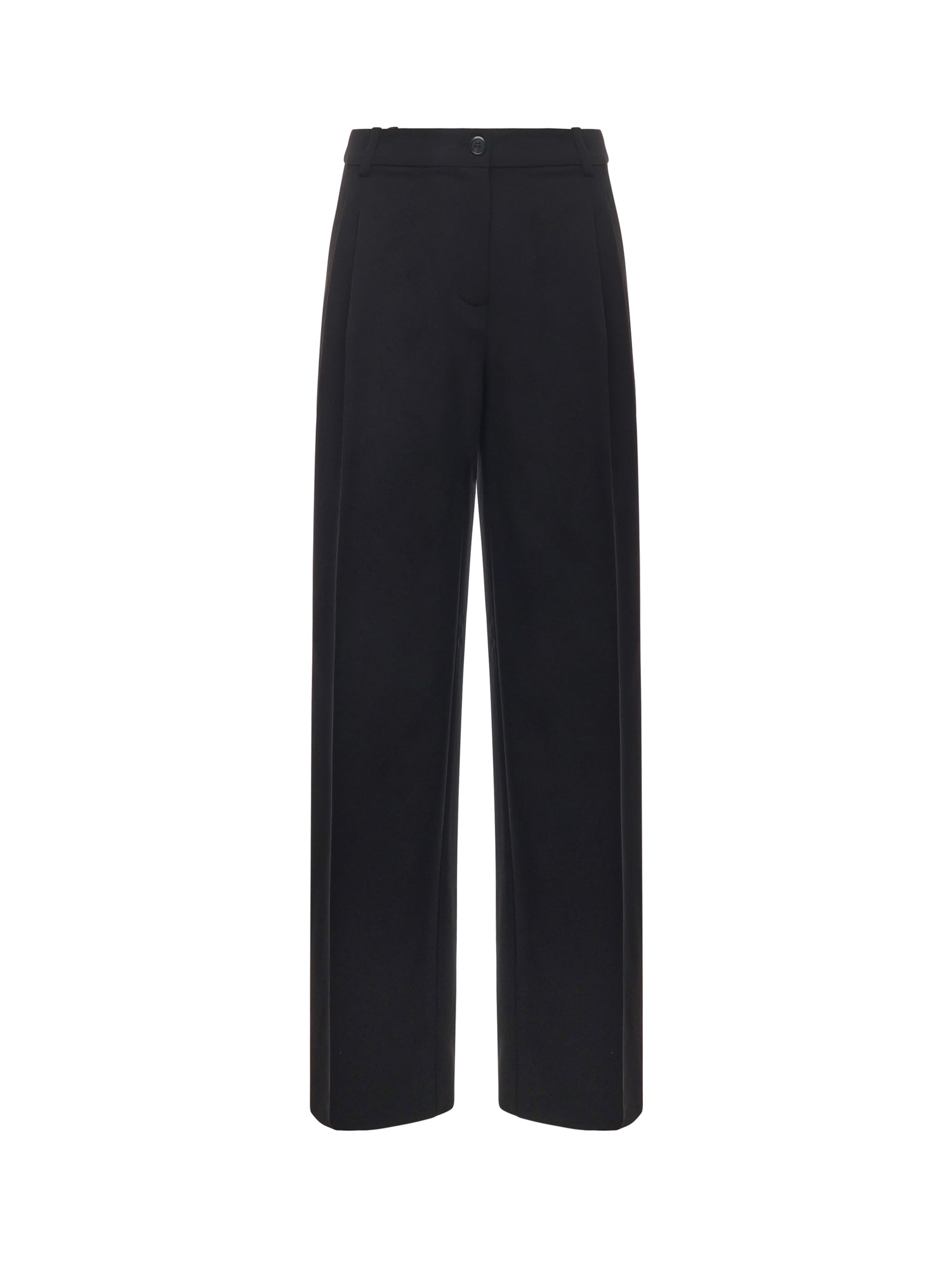 Pantalone palazzo in tessuto fluido 105898 A18EZ99 PINKO 