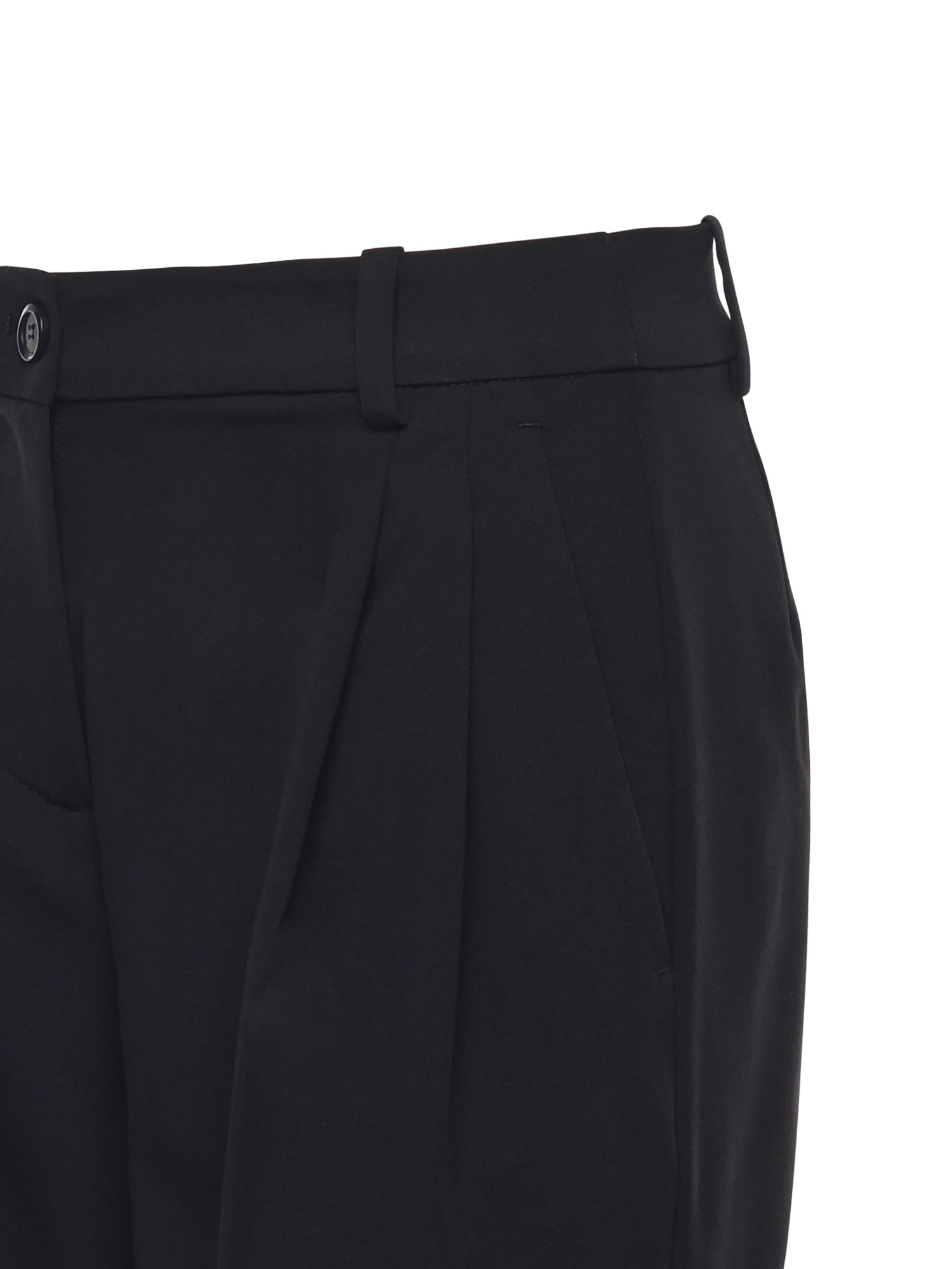 Pantalone palazzo in tessuto fluido 105898 A18EZ99 PINKO 