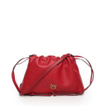 Borsa a spalla piccola in pelle 105907 A0QOOA4Q PINKO 