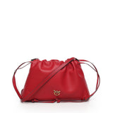 Borsa a spalla piccola in pelle 105907 A0QOOA4Q PINKO 