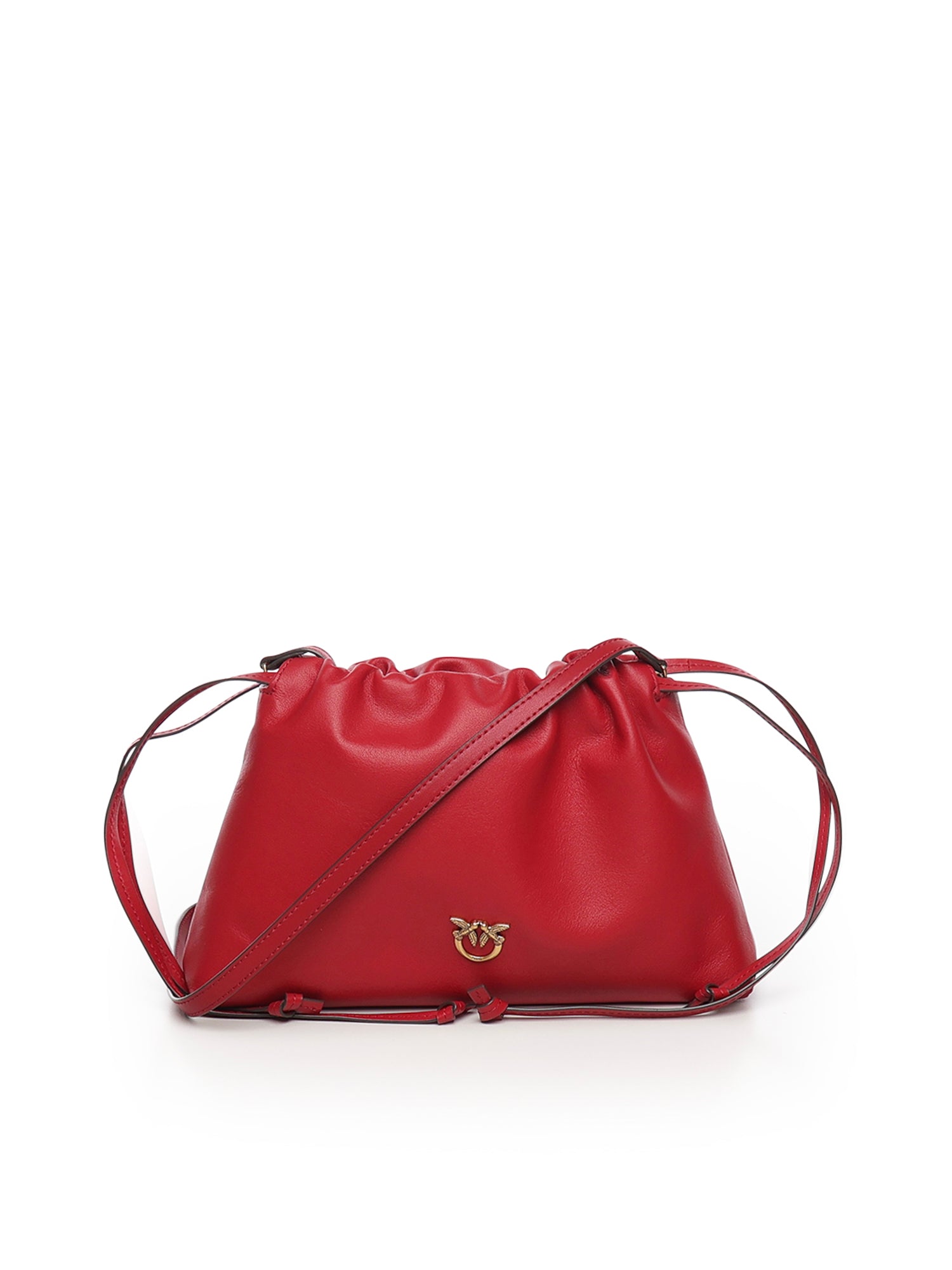 Borsa a spalla piccola in pelle 105907 A0QOOA4Q PINKO 