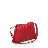 Borsa a spalla piccola in pelle 105907 A0QOOA4Q PINKO 