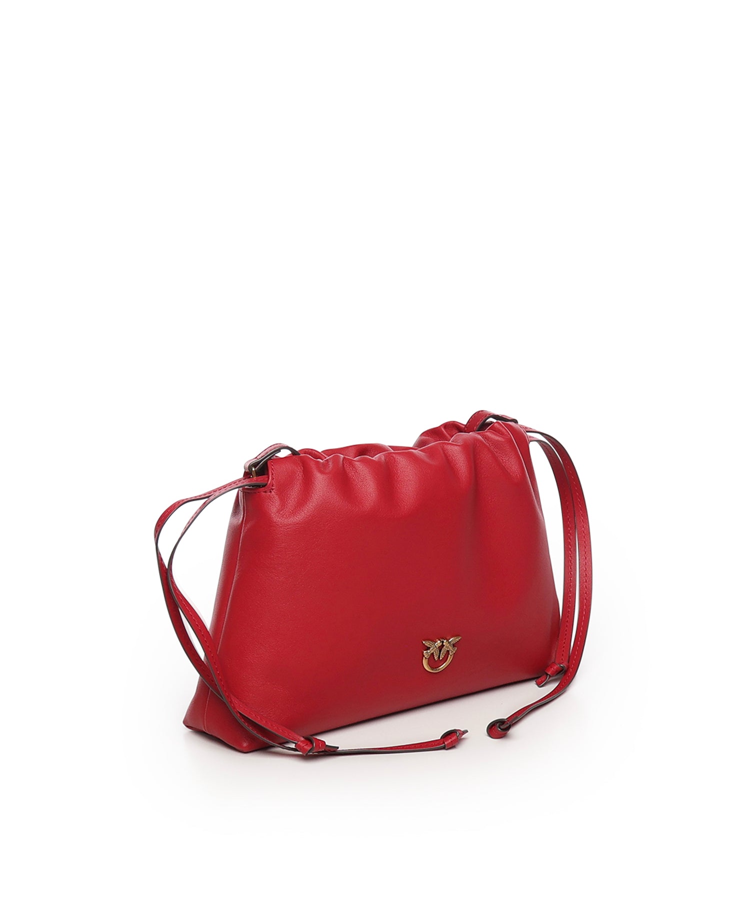 Borsa a spalla piccola in pelle 105907 A0QOOA4Q PINKO 