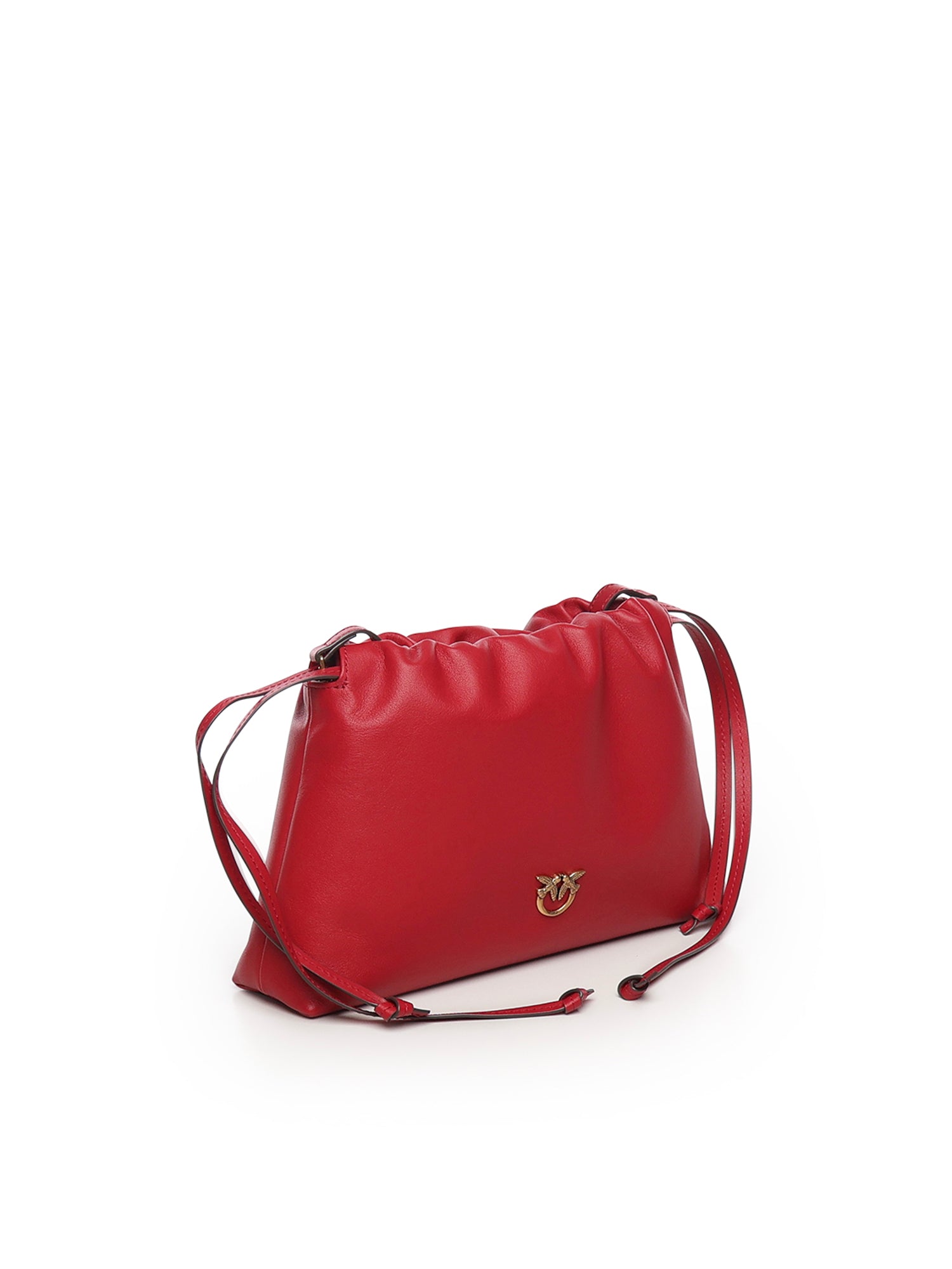 Borsa a spalla piccola in pelle 105907 A0QOOA4Q PINKO 