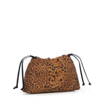 Clutch a spalla piccola in suede con stampa leopardata 105907 A32AM35Q PINKO 