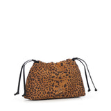 Clutch a spalla piccola in suede con stampa leopardata 105907 A32AM35Q PINKO 