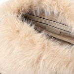 Maxi clutch in eco-pelliccia con logo<BR/> 105909 A2VZC50Q PINKO 