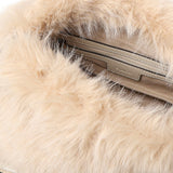 Maxi clutch in eco-pelliccia con logo<BR/> 105909 A2VZC50Q PINKO 
