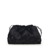 Maxi clutch in eco-pelliccia con logo 105909 A2VZZ99Q PINKO 