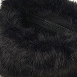 Maxi clutch in eco-pelliccia con logo 105909 A2VZZ99Q PINKO 