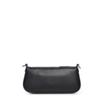 Borsa a spalla piccola Half Moon Horizontal in pelle con strass 105914 A2XQZ99N PINKO 