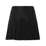Minigonna con strass 105926 A287Z99 PINKO 