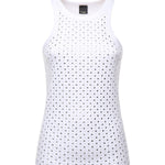Canotta con strass e borchie<BR/><BR/> 105928 A2XYZ04 PINKO 
