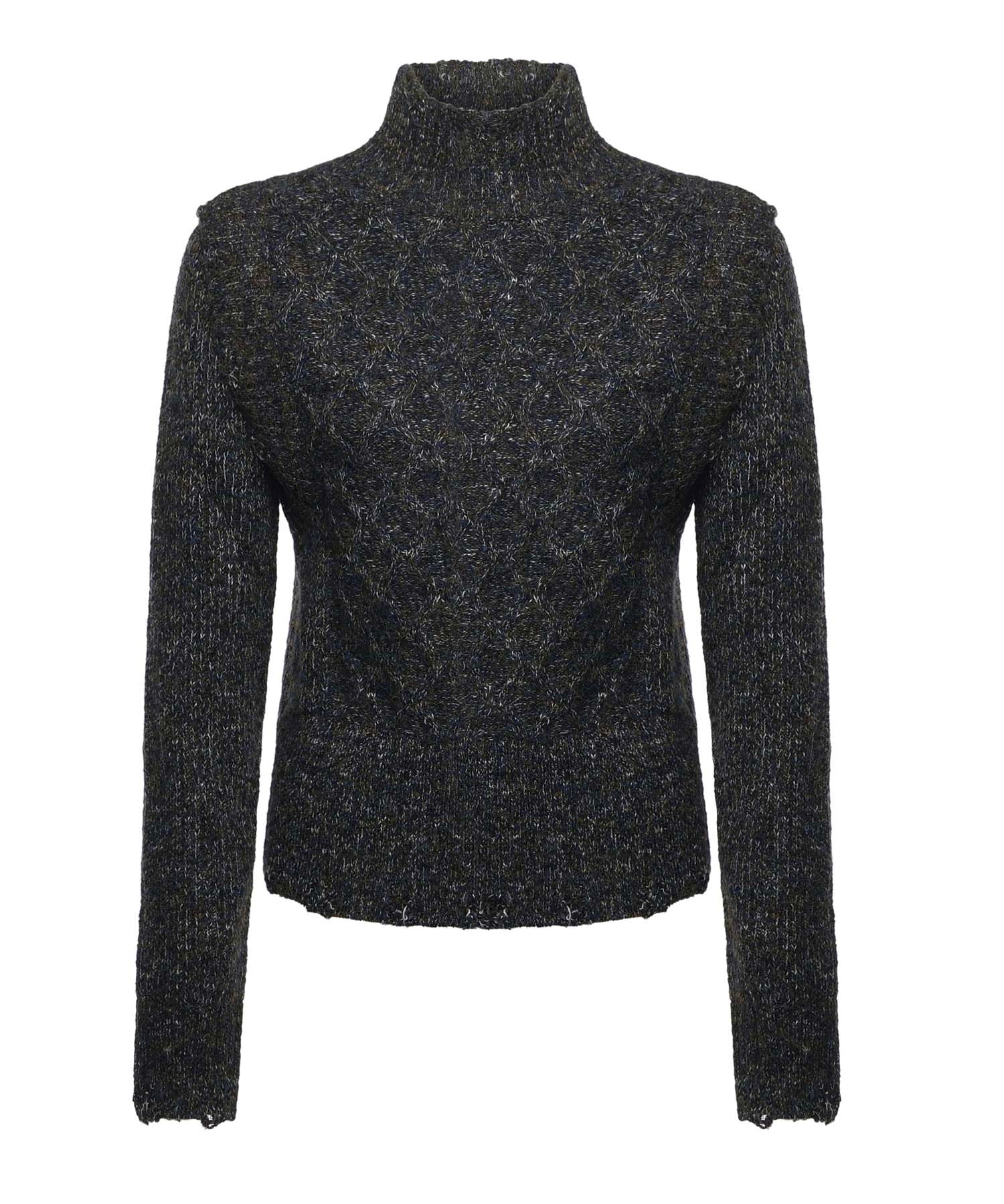 Dolcevita in maglia a trecce 105968 A2YBIG1 PINKO 