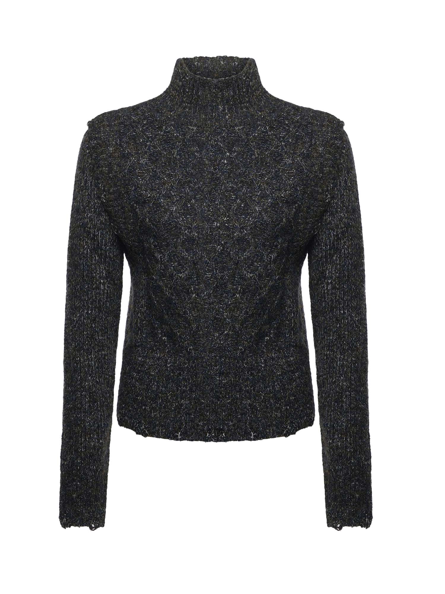 Dolcevita in maglia a trecce 105968 A2YBIG1 PINKO 