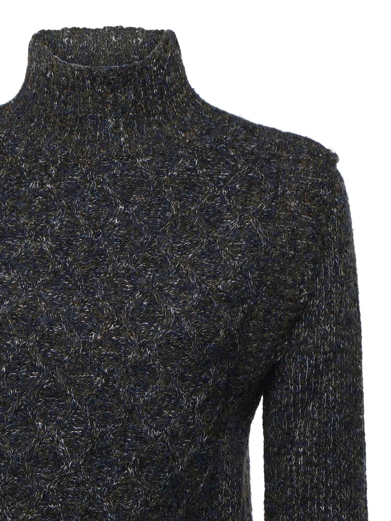Dolcevita in maglia a trecce 105968 A2YBIG1 PINKO 