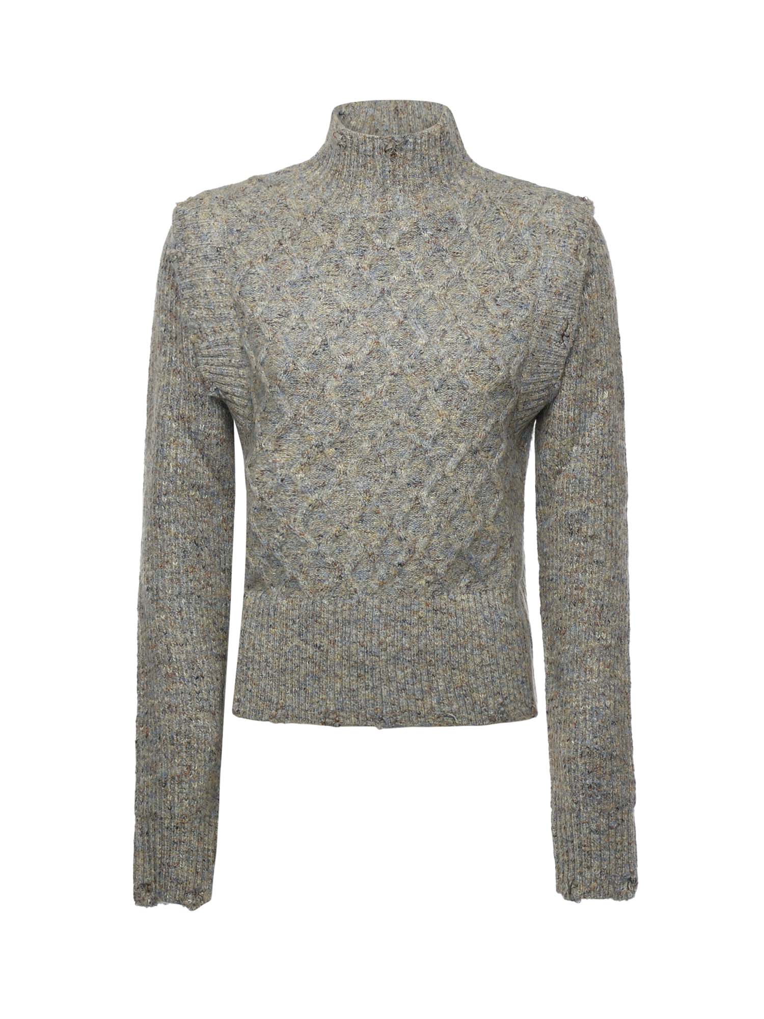 Dolcevita in maglia a trecce<BR/> 105968 A2YBVGC PINKO 