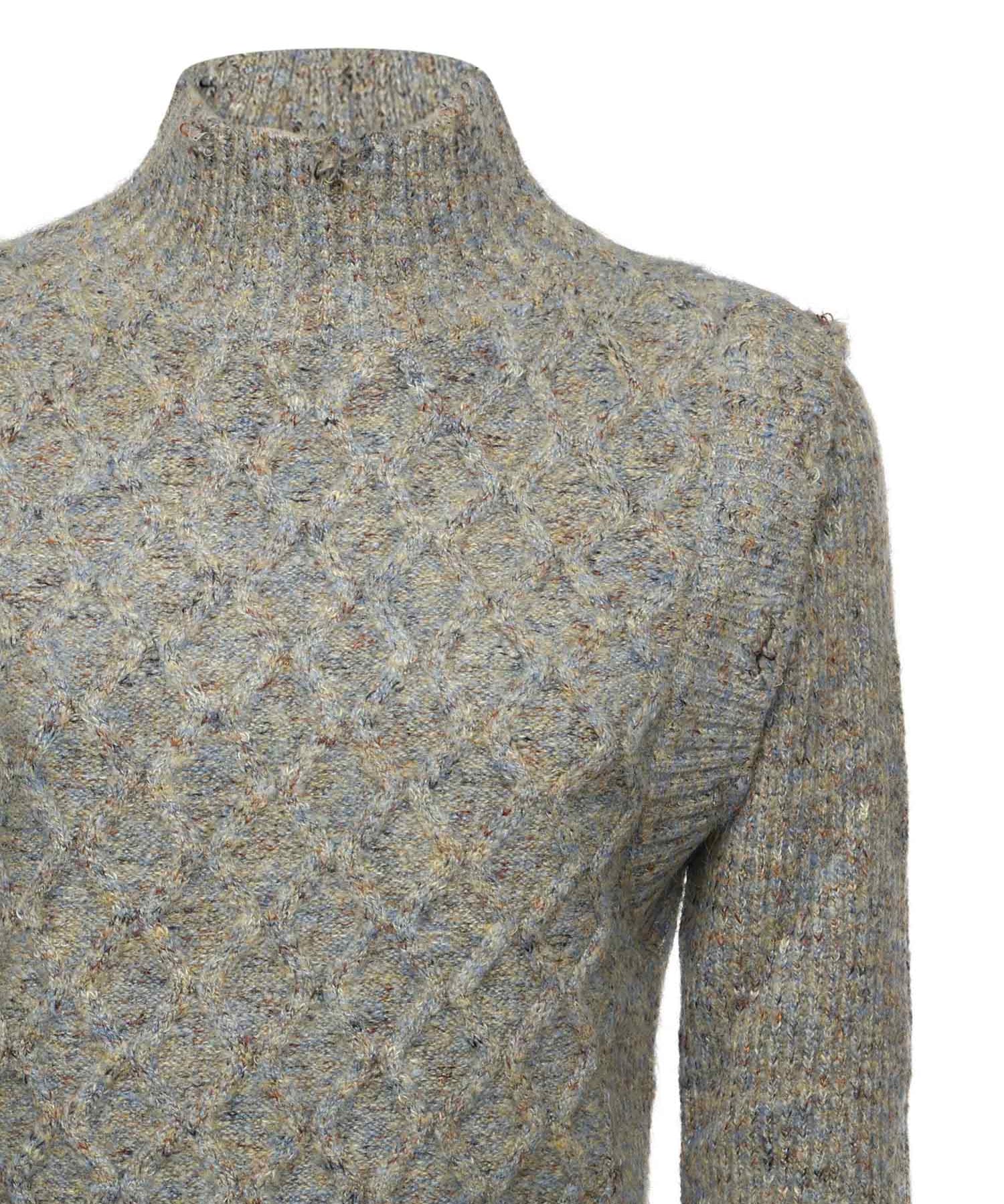 Dolcevita in maglia a trecce<BR/> 105968 A2YBVGC PINKO 
