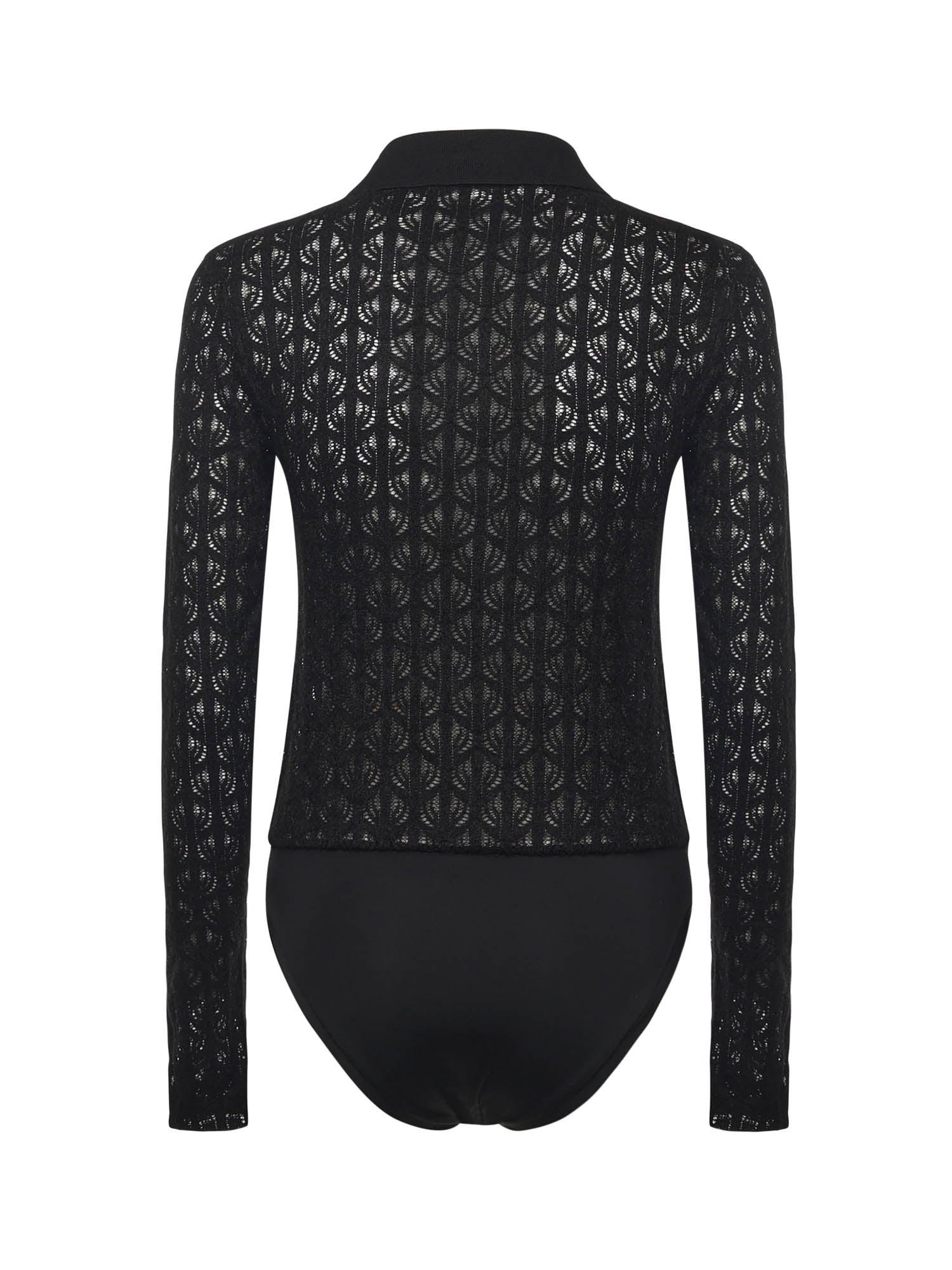 Maglia body in pizzo 105977 A2YIZ99 PINKO 