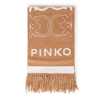 Sciarpa con logo Love Birds jacquard 105992 A2YOMZ2 PINKO 