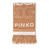 Sciarpa con logo Love Birds jacquard 105992 A2YOMZ2 PINKO 