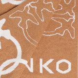 Sciarpa con logo Love Birds jacquard 105992 A2YOMZ2 PINKO 