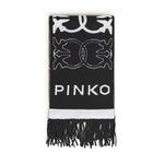 Sciarpa con logo Love Birds jacquard 105992 A2YOZZ2 PINKO 