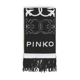 Sciarpa con logo Love Birds jacquard 105992 A2YOZZ2 PINKO 