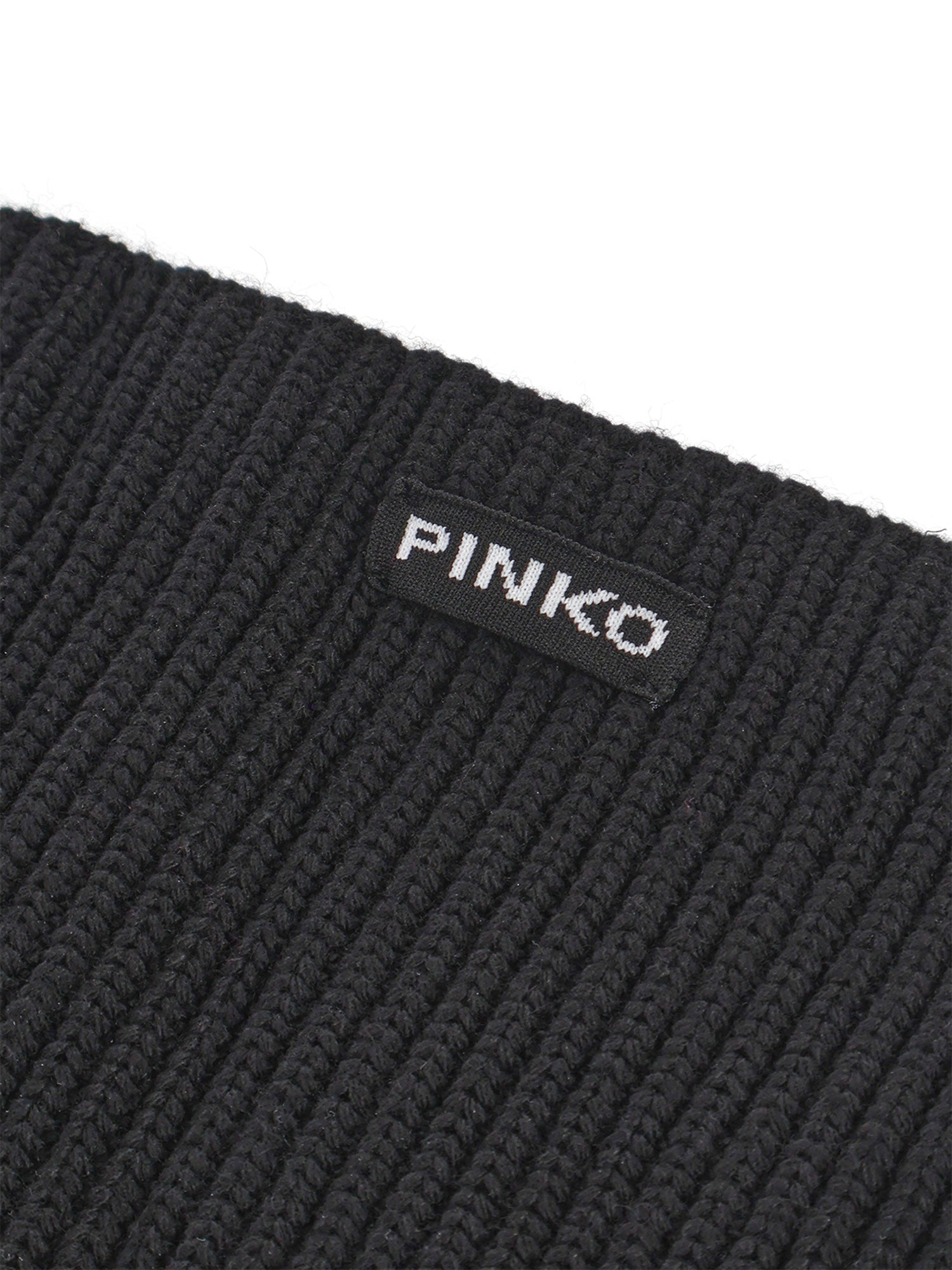 Sciarpa in misto lana a coste 105996 A2Z4Z99 PINKO 