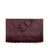 Sciarpa in misto viscosa jacquard 106017 A2ZHR57 PINKO 