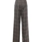 Pantaloni ampi con disegno check 106064 A2ZZPIP PINKO 