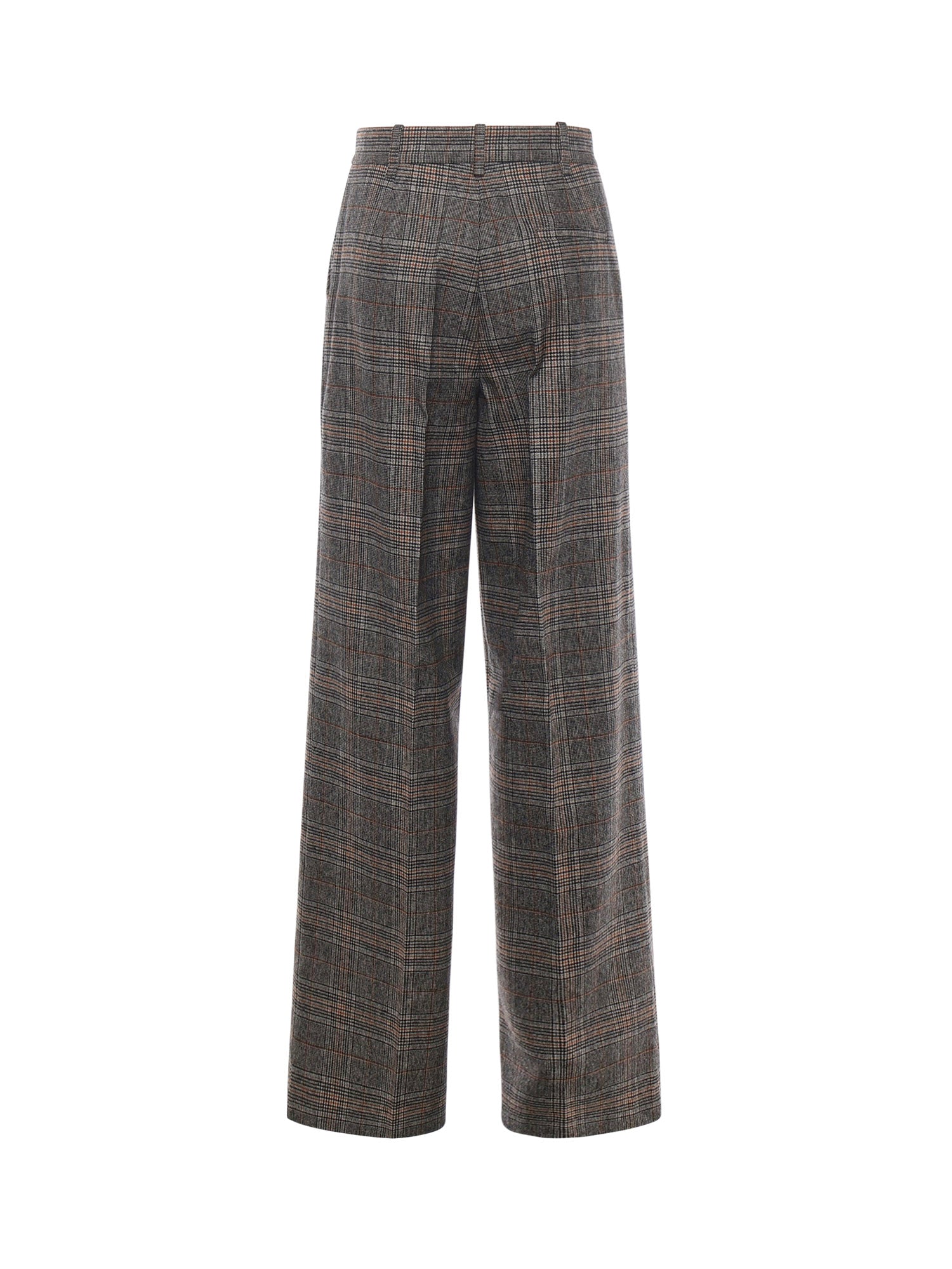 Pantaloni ampi con disegno check 106064 A2ZZPIP PINKO 