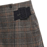 Minigonna consolata in check 106076 A2ZZPIP PINKO 