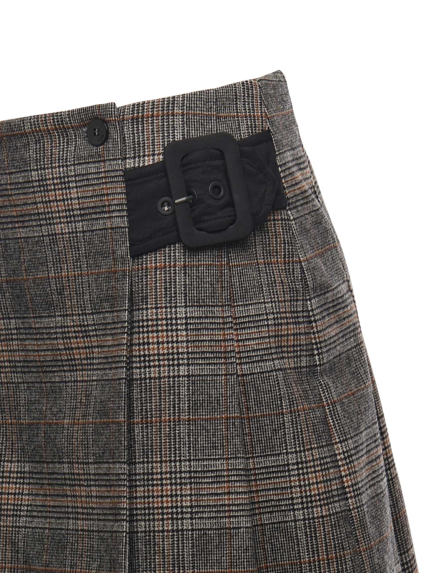 Minigonna consolata in check 106076 A2ZZPIP PINKO 