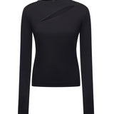 Maglia con dettaglio cut-out 106085 A308Z99 PINKO 