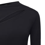 Maglia con dettaglio cut-out 106085 A308Z99 PINKO 