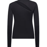 Maglia con dettaglio cut-out 106085 A308Z99 PINKO 