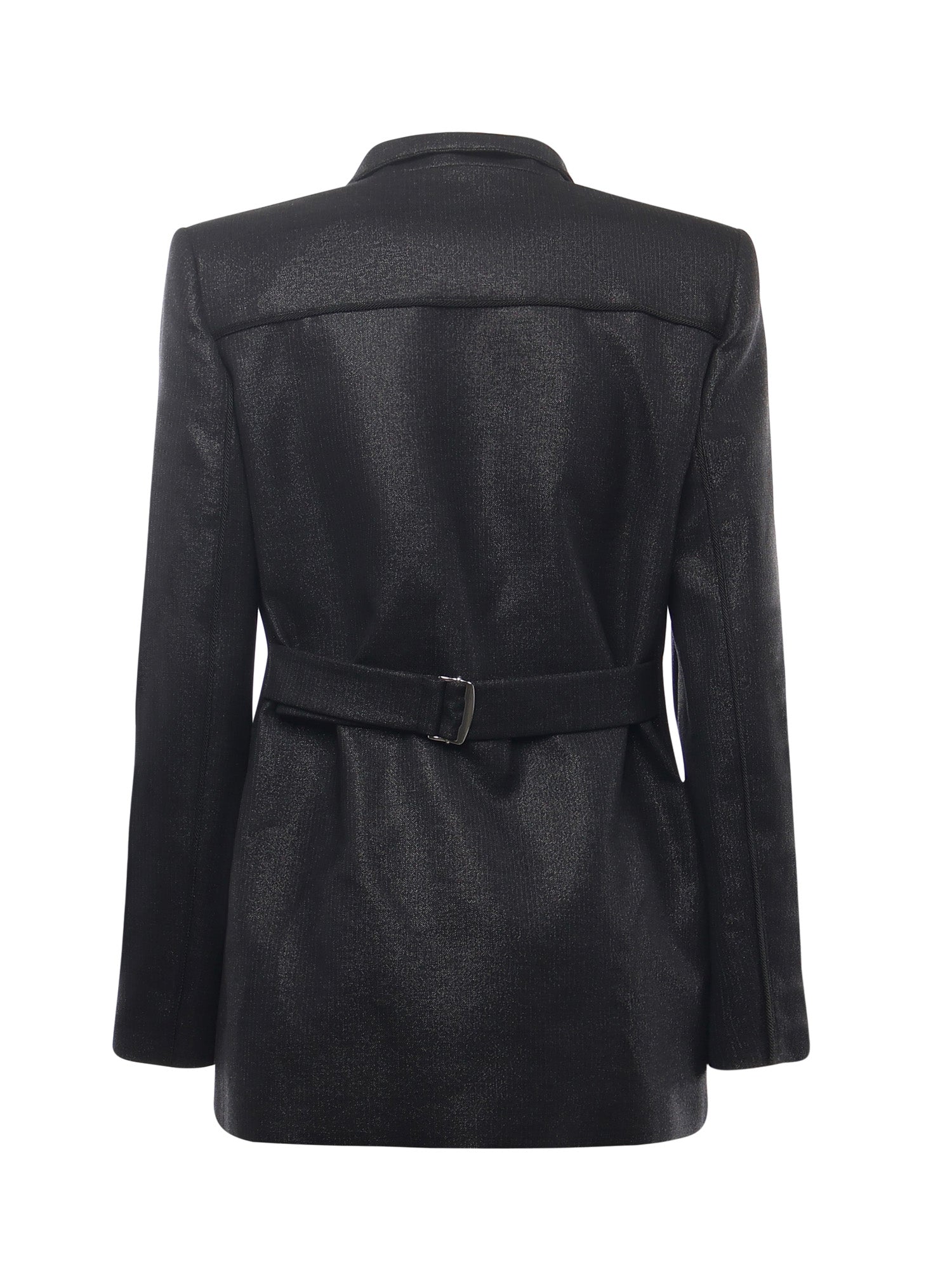 Blazer gessato con cinturino 106098 A305Z99 PINKO 