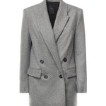 Giacca doppiopetto in misto lana 106099 A2ZUI76 PINKO 