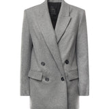 Giacca doppiopetto in misto lana 106099 A2ZUI76 PINKO 