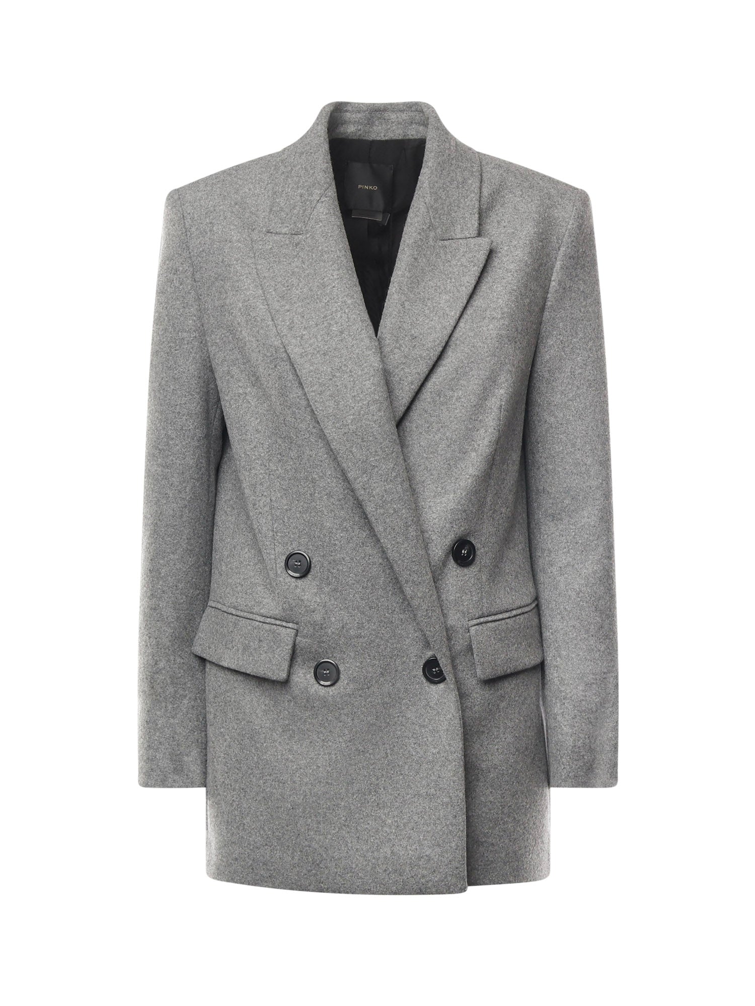 Giacca doppiopetto in misto lana 106099 A2ZUI76 PINKO 