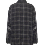 Camicia a quadri con pizzo 106109 A30DIK1 PINKO 