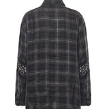 Camicia a quadri con pizzo 106109 A30DIK1 PINKO 