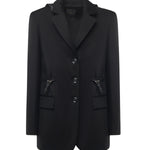 Giacca con cappuccio e coulisse 106117 A30CZ99 PINKO 