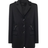 Giacca con cappuccio e coulisse 106117 A30CZ99 PINKO 