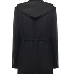 Giacca con cappuccio e coulisse 106117 A30CZ99 PINKO 