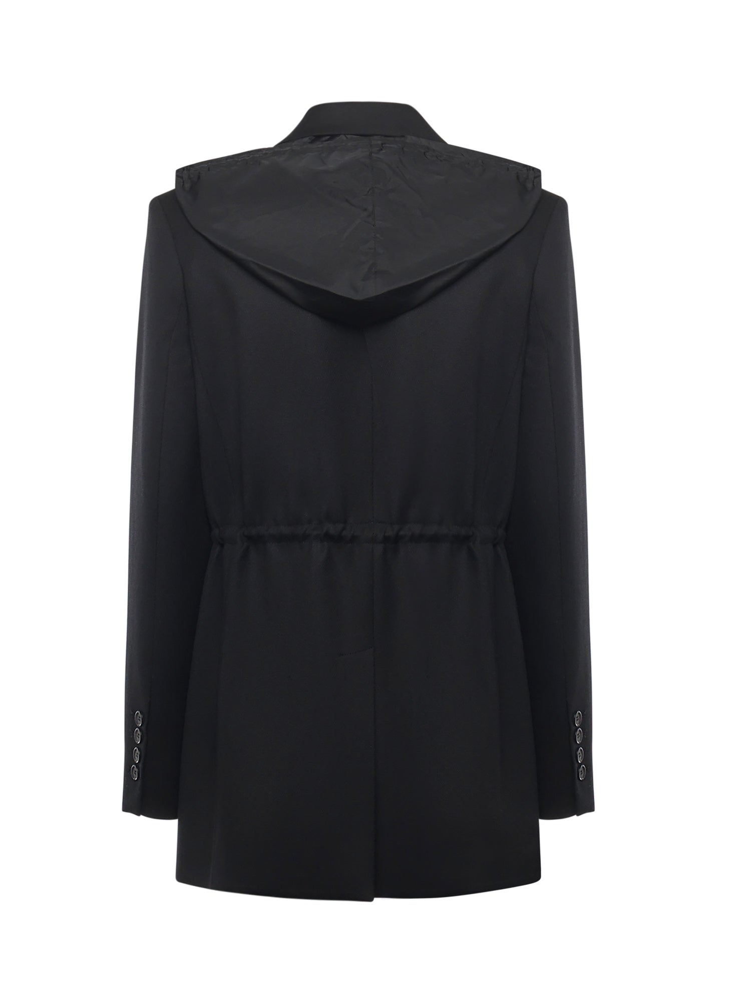 Giacca con cappuccio e coulisse 106117 A30CZ99 PINKO 