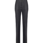 Pantaloni dritti gessati effetto brillante 106124 A305Z99 PINKO 