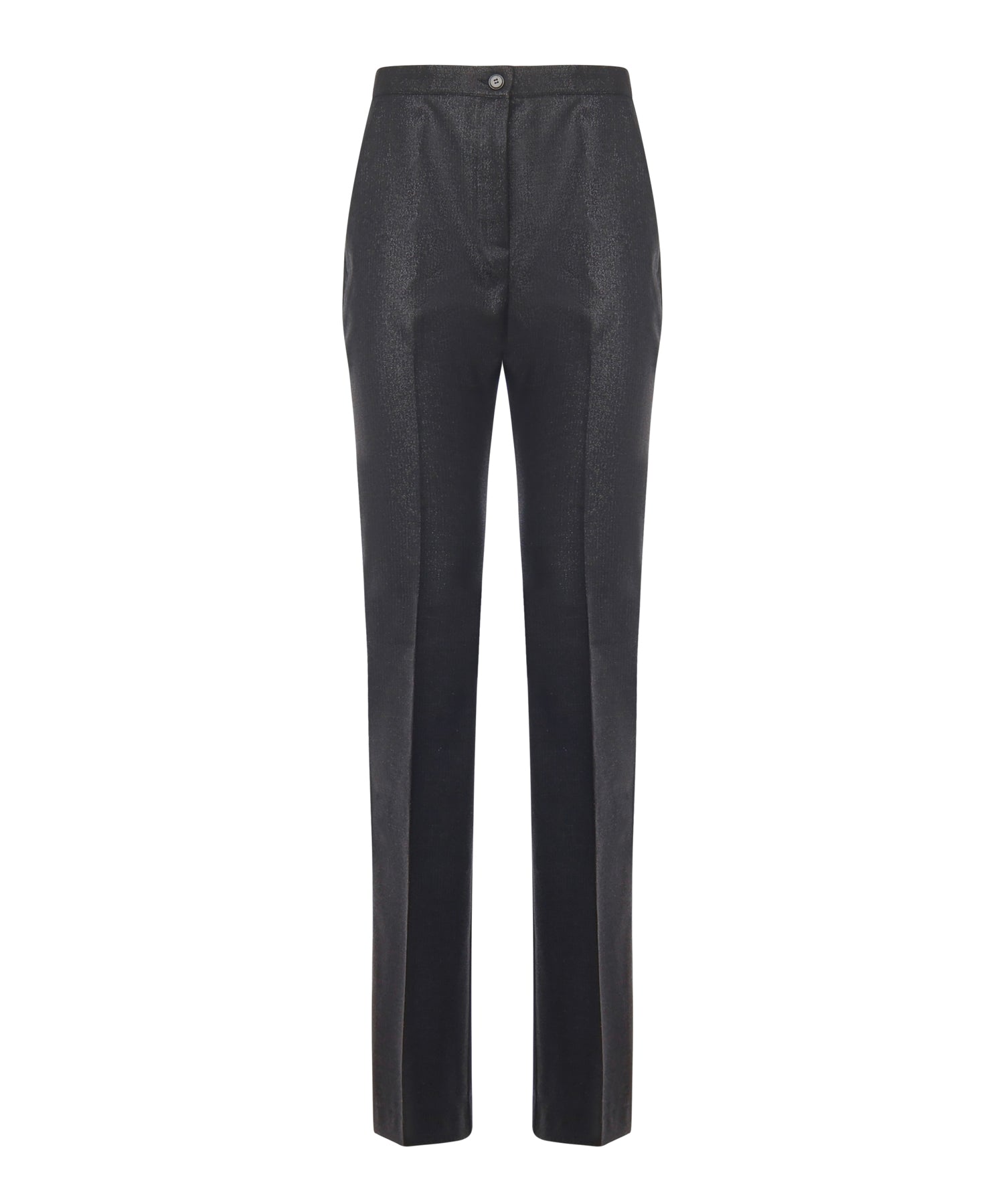 Pantaloni dritti gessati effetto brillante 106124 A305Z99 PINKO 